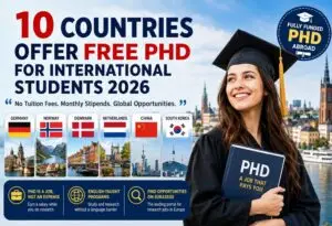 Free PhD for international students