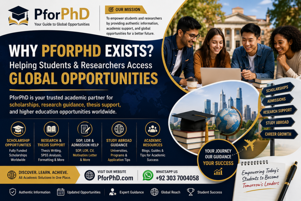 Why PforPhD Exists?